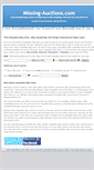 Mobile Screenshot of missing-auctions.com
